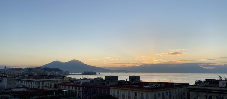 Panorama dal nostro bed & breakfast a Napoli